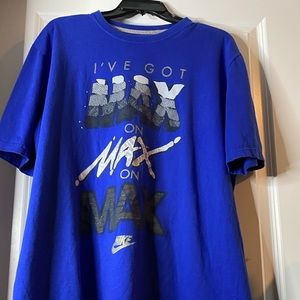Royal blue Nike Air Max Shirt